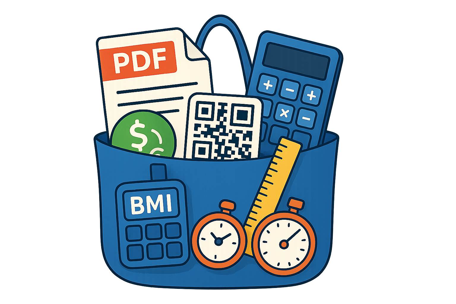 Vector toolbox illustration